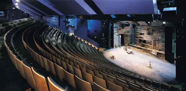The House theater in Birmingham, featuring tiered seating for conferences and performances.