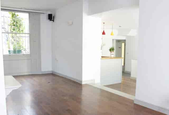 Bright open space at Pop-Up Venue, ideal for meetings and events in Maida Hill Place.