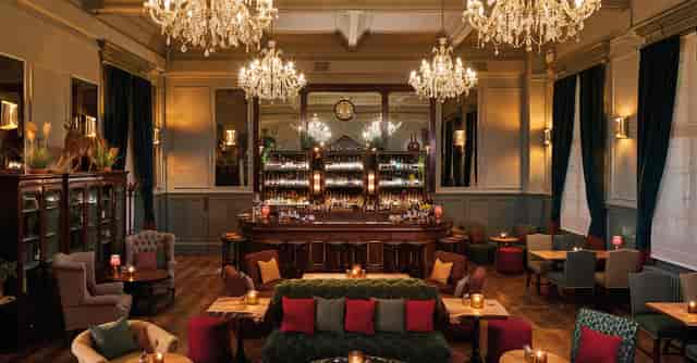 Elegant Spey Bar in Covent Garden, ideal for upscale events and cocktail receptions.