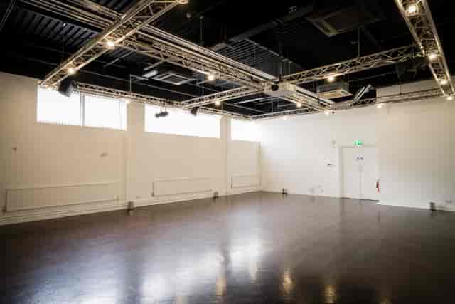 "Queenhithe event space in The Mermaid London, bright minimalist design for meetings and workshops."